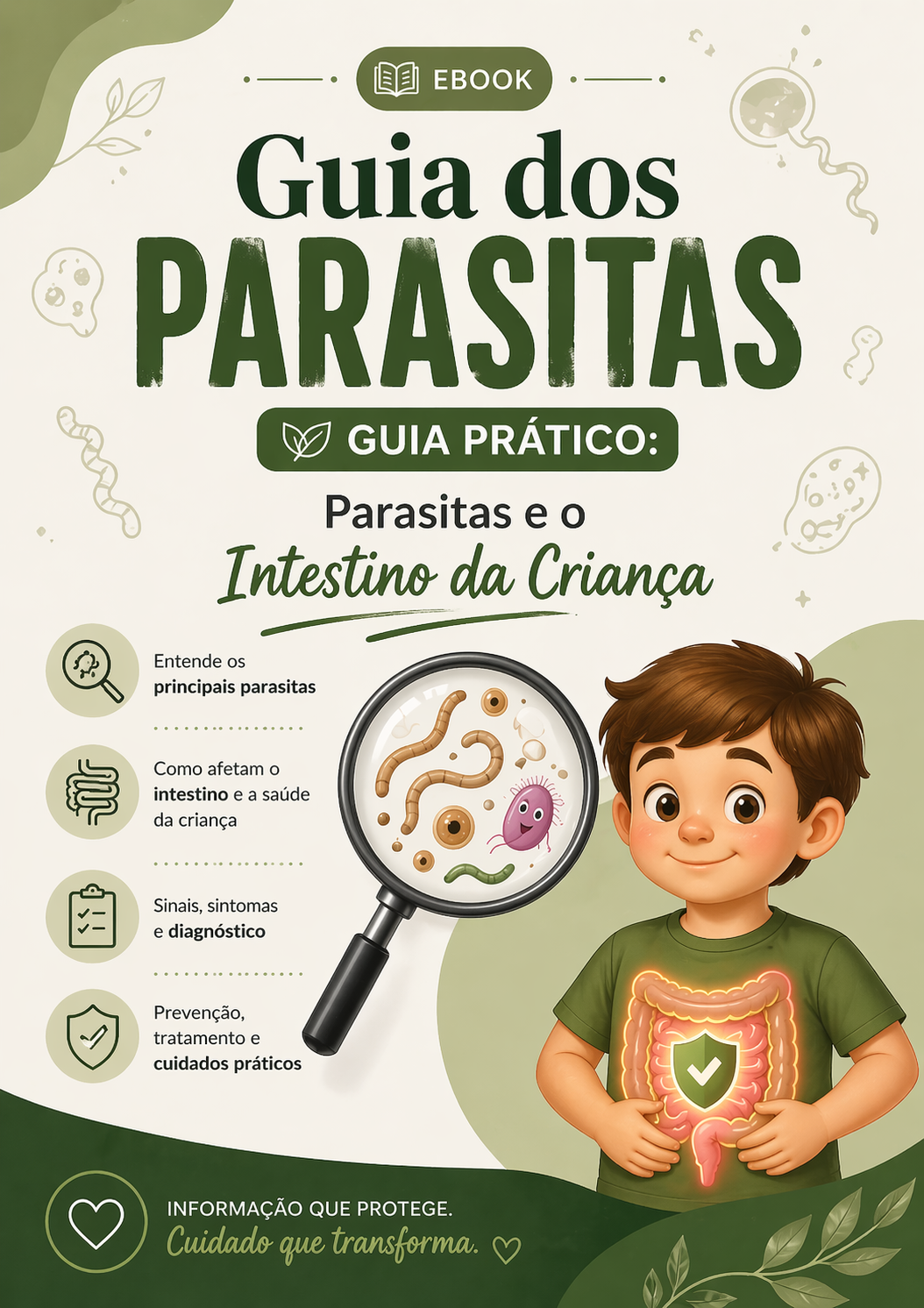 Capa do ebook Guia Prático dos Parasitas